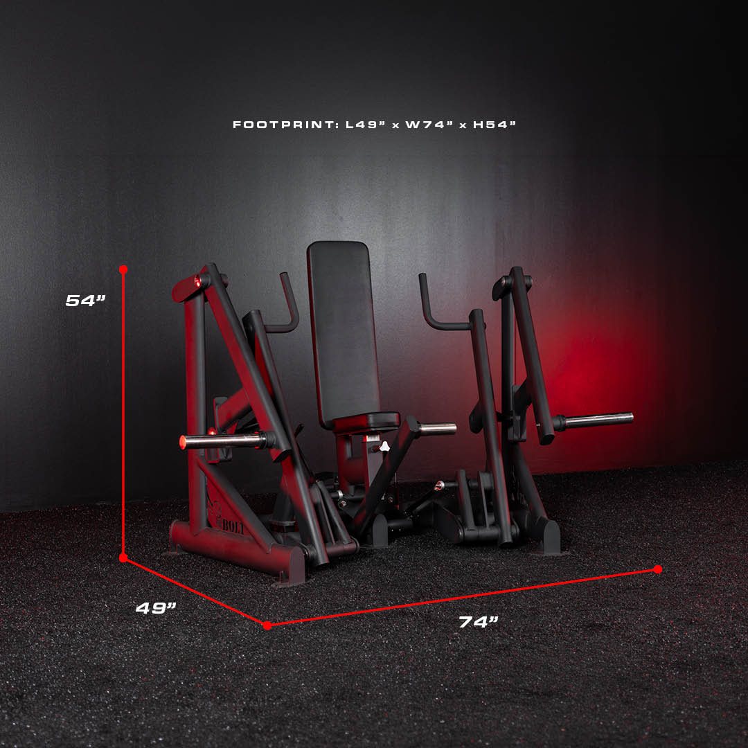 CITADEL PLATE LOADED SELF SPOTTING CHEST PRESS