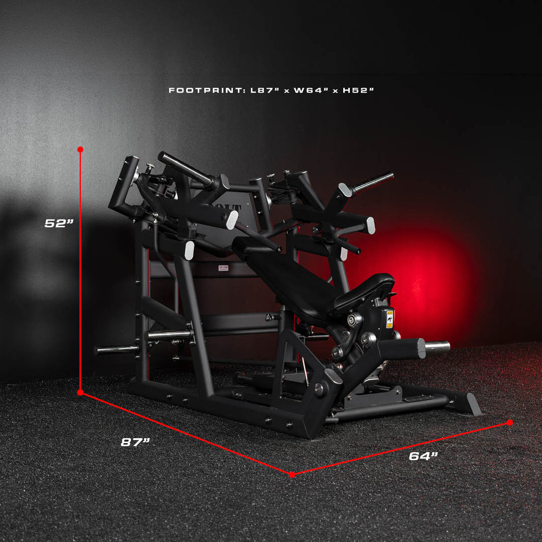 Freedom Nemesis Incline Chest Press - Plate Loaded Strength Machine ...