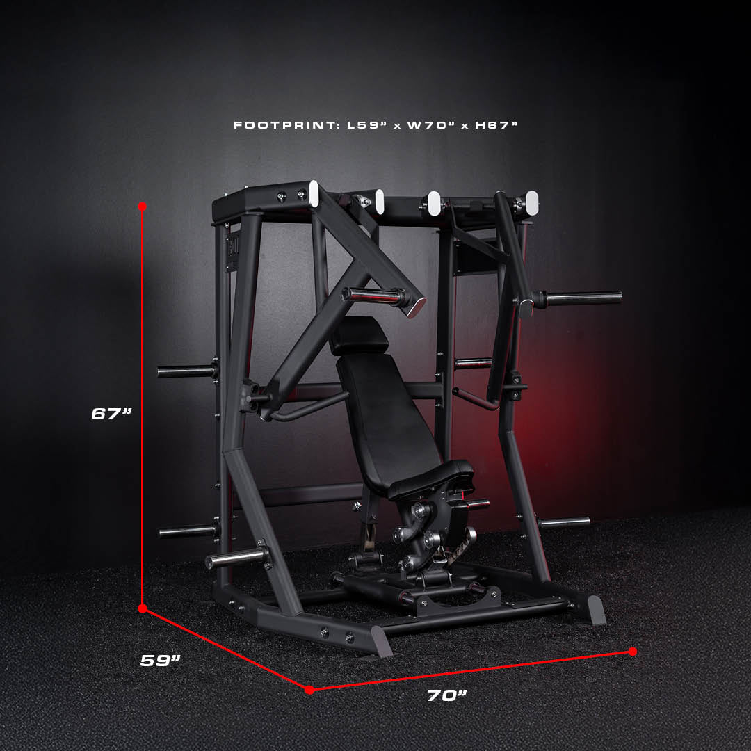 TEMPLAR PLATE LOADED ADJUSTABLE SEATED DECLINE CHEST PRESS