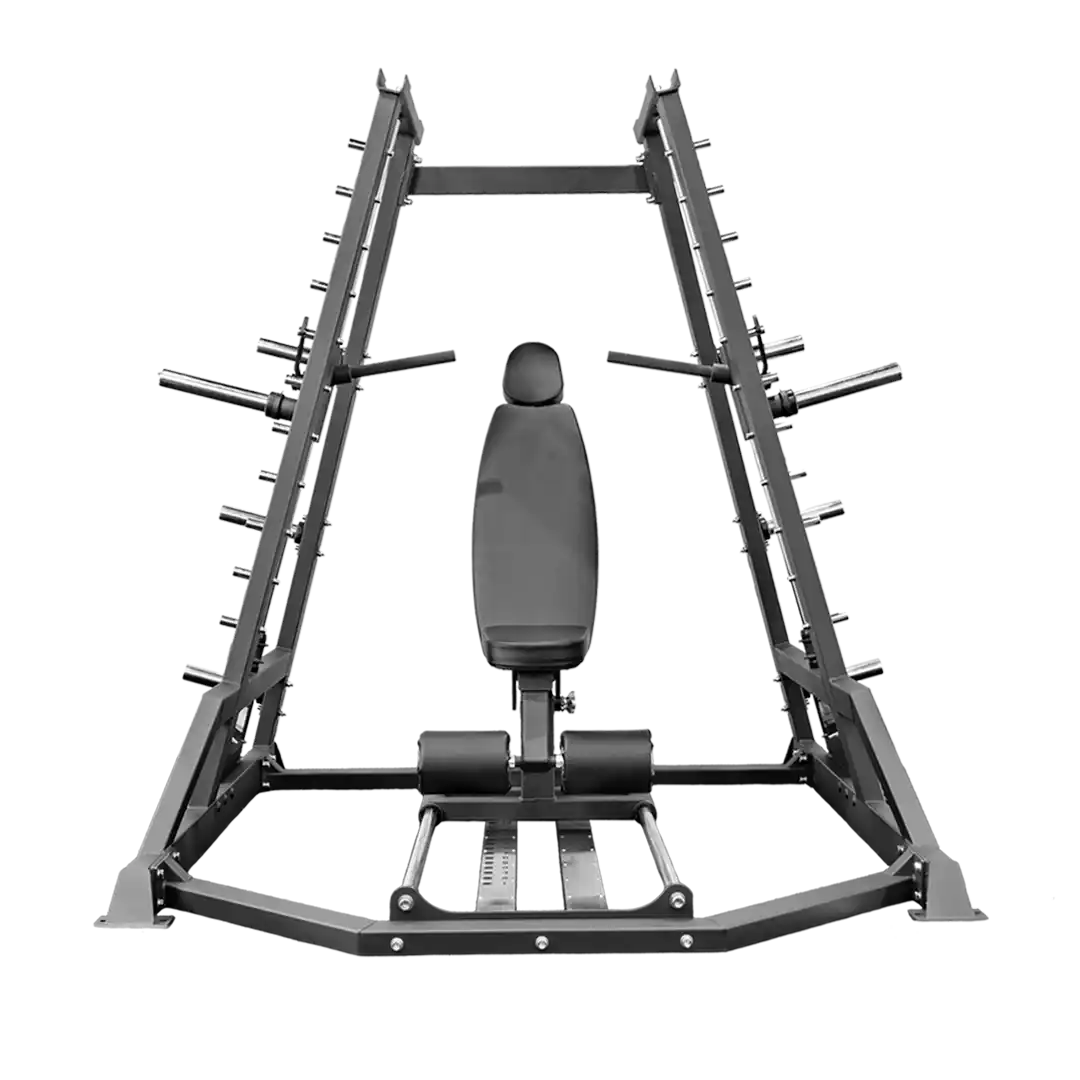 LOKI MULTI ADJUSTMENT 4 in 1 PLATE LOADED SELF SPOTTING DECLINE TO SHOULDER PRESS COMBO