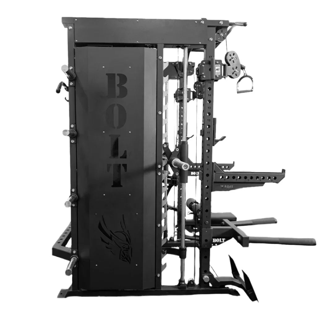 THUNDER SERIES APEX SMITH FUNCTIONAL POWER RACK ALL IN 1 COMBO – Bolt ...