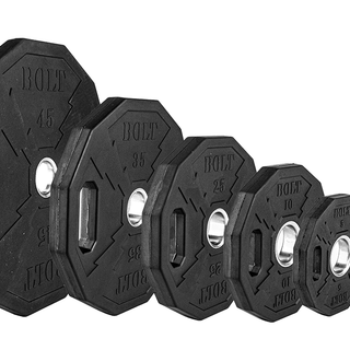 NEBULA OLYMPIC RUBBER COATED WEIGHT PLATE Set 335 Lbs - Bolt Fitness Supply, LLC