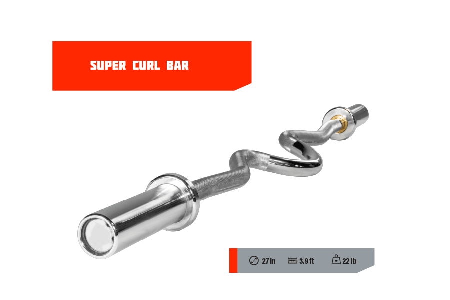 OGRE SUPER CURL BAR - Bolt Fitness Supply