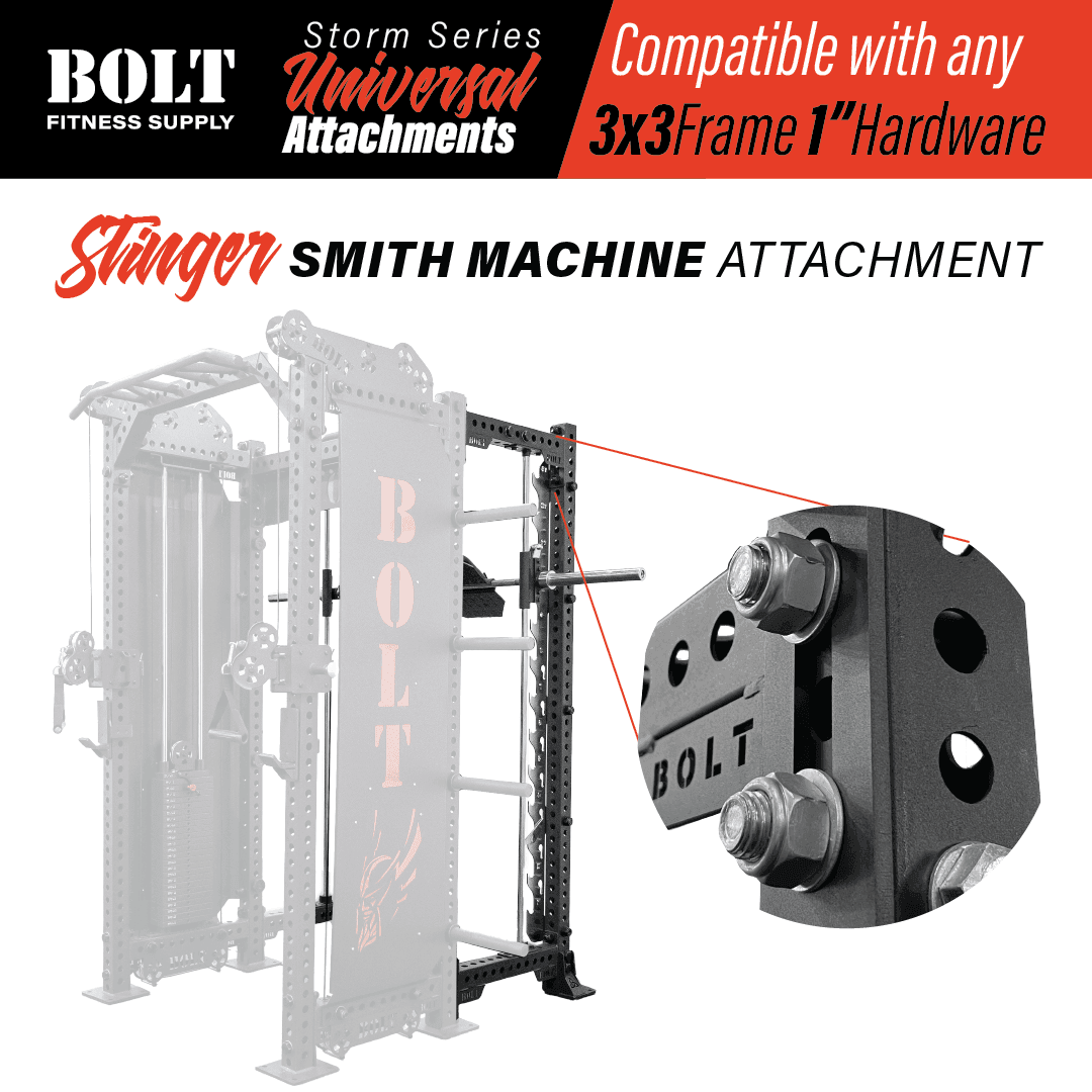 Storm Series STINGER SMITH MACHINE ATTACHMENT – Bolt Fitness Supply, LLC
