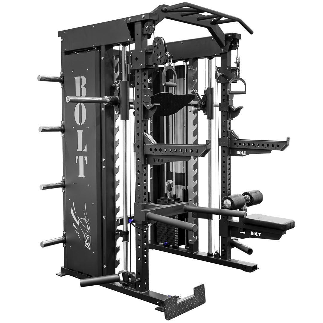 THUNDER SERIES APEX SMITH FUNCTIONAL POWER RACK ALL IN 1 COMBO – Bolt ...