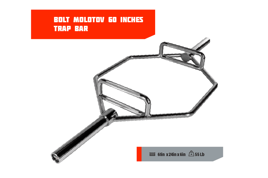THE 60-MOLOTOV: 60-Inch Trap Bar - Bolt Fitness Supply