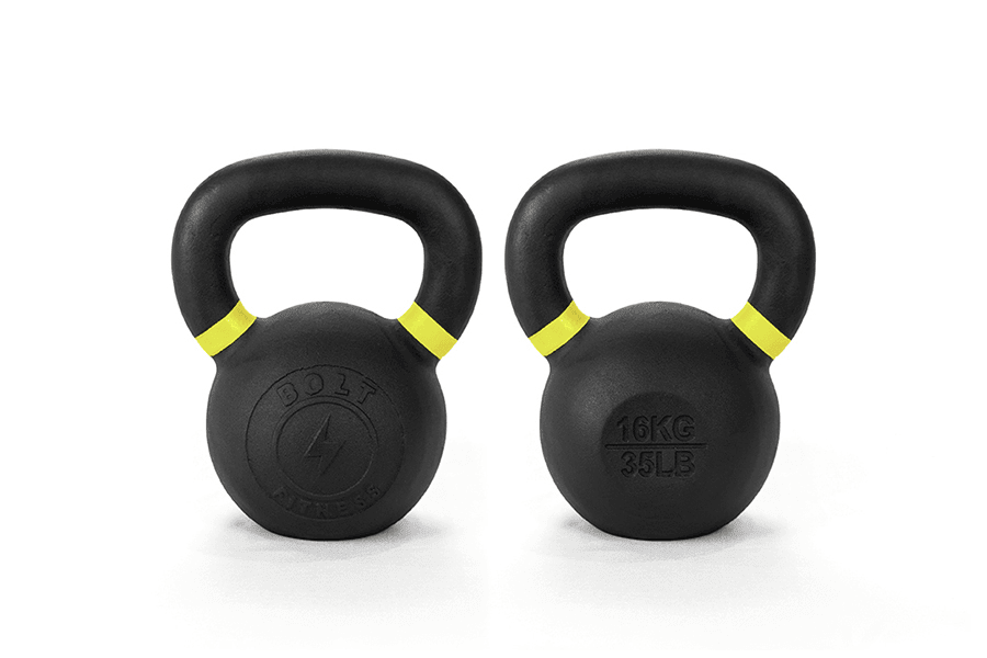 POWDER COATED KETTLEBELLS - Bolt Fitness Supply