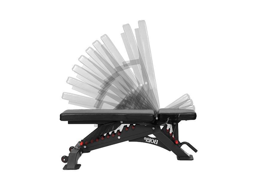 CYBORG ADJUSTABLE COMMERCIAL BENCH - Bolt Fitness Supply