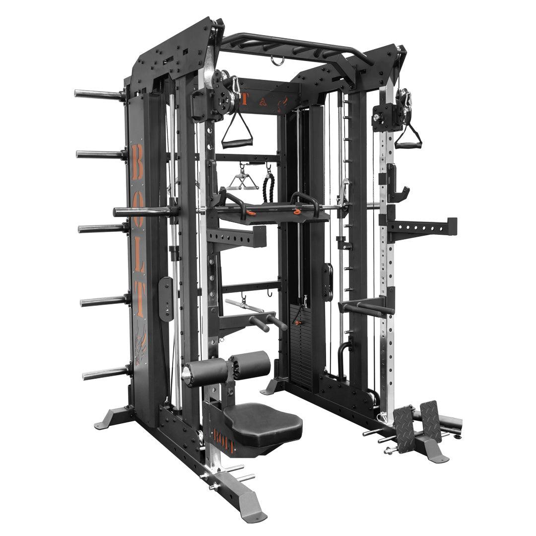THUNDER SERIES BEAST SMITH FUNCTIONAL POWER RACK ALL IN 1 COMBO – Bolt ...