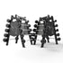 EVOLUTION URETHANE FIXED BARBELLS STRAIGHT & EZ CURL