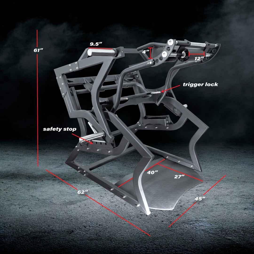 GRIZZLY STANDING PLATE LOADED SQUAT