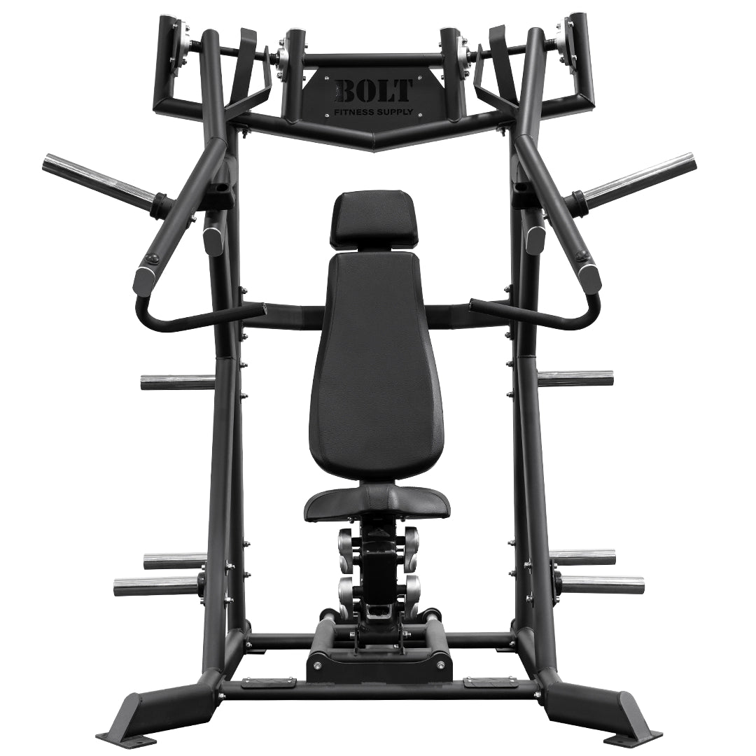 HADES ADJUSTABLE SEATED PLATE LOADED INCLINE CHEST PRESS