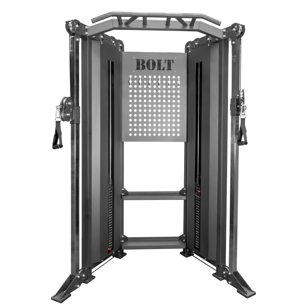 IRONCLAD FUNCTIONAL TRAINER WITH DUAL 250 LB WEIGHT STACKS