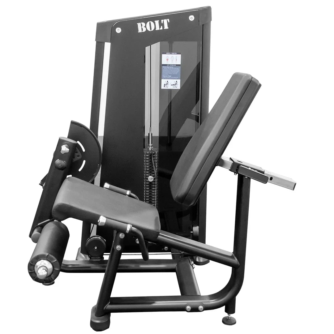 Leg Up Exercise Machine Shock Series Leg Extension Machine - Quad Strength | Bolt Fitness ...