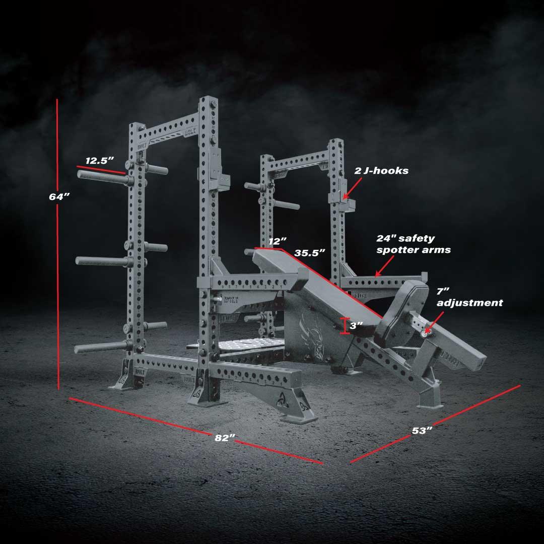 STORM SERIES PYTHON SIGNATURE OLYMPIC INCLINE CHEST PRESS