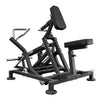 Commercial-grade leg press machine for strength training in gyms