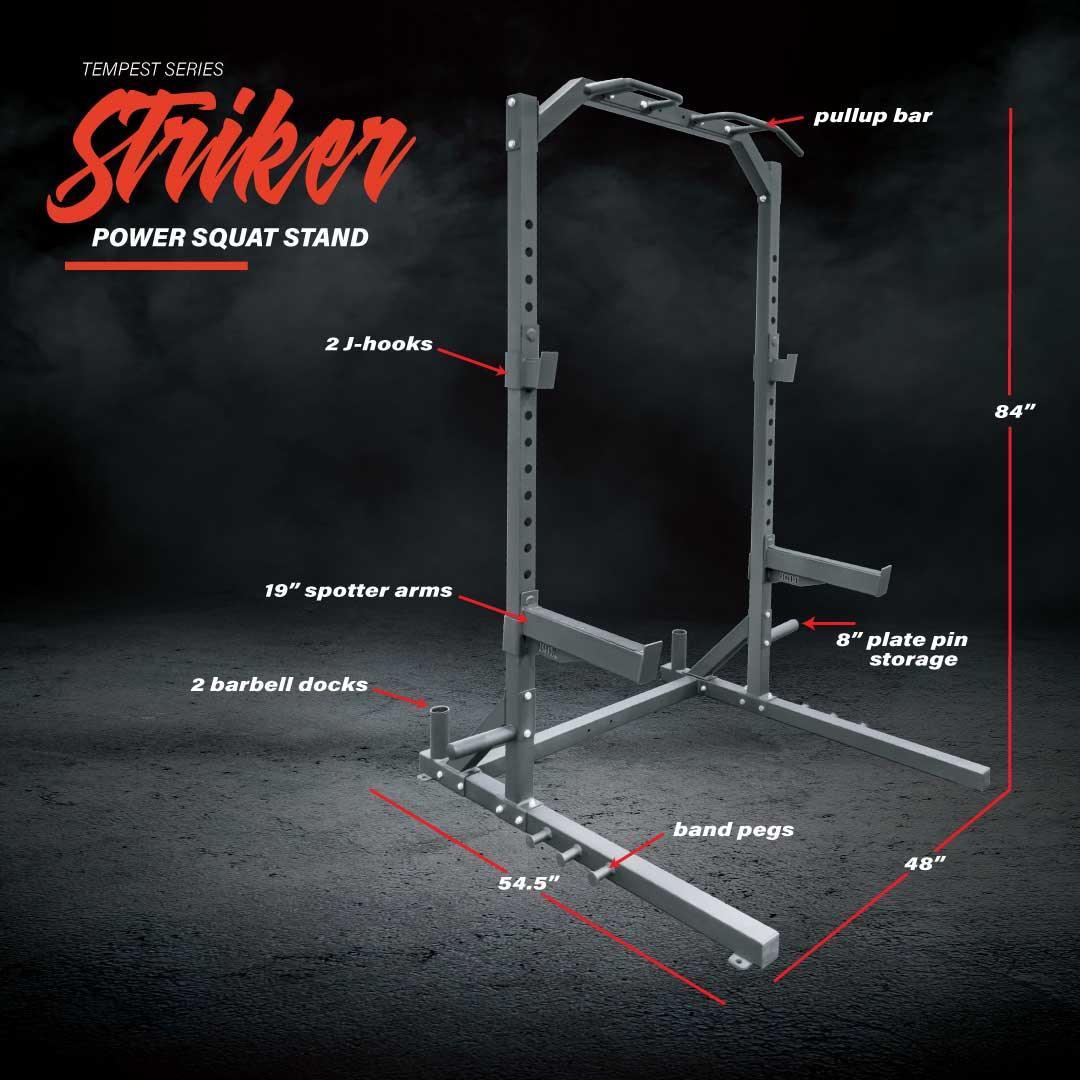 STRIKER POWER SQUAT STAND (RESIDENTIAL)